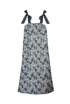 Pillar Gown - Tulip Jacquard