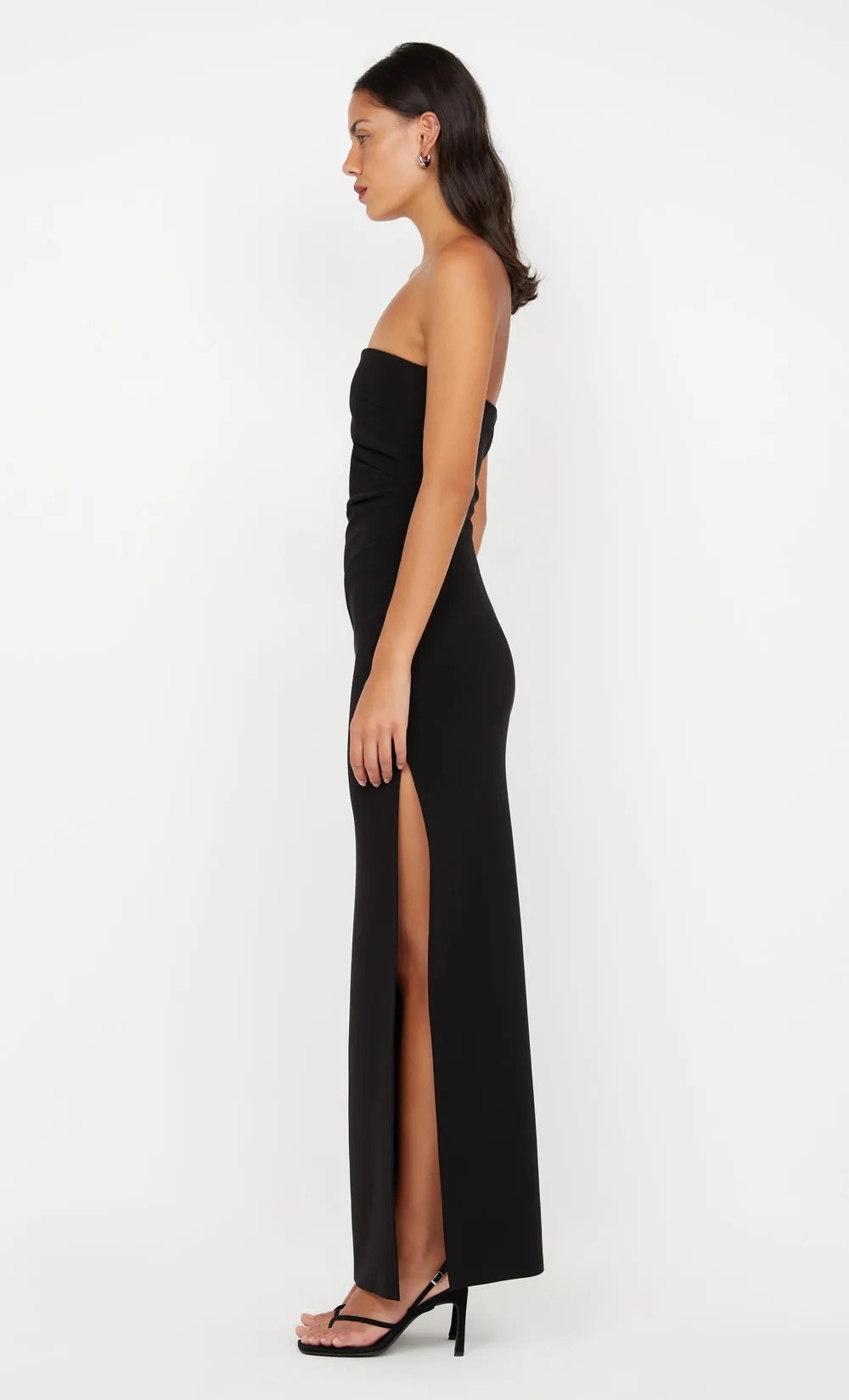 REINA STRAPLESS MAXI DRESS - BLACK