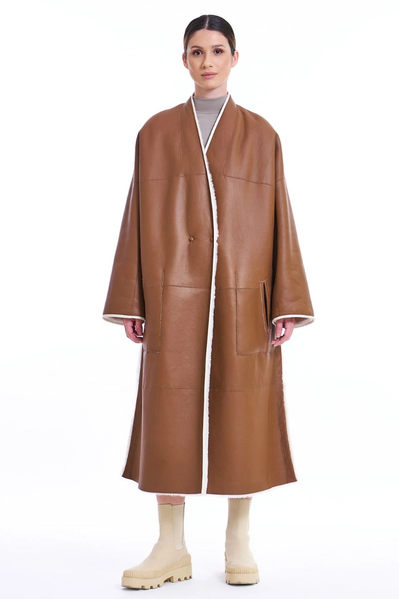 Reversible Shearling Coat