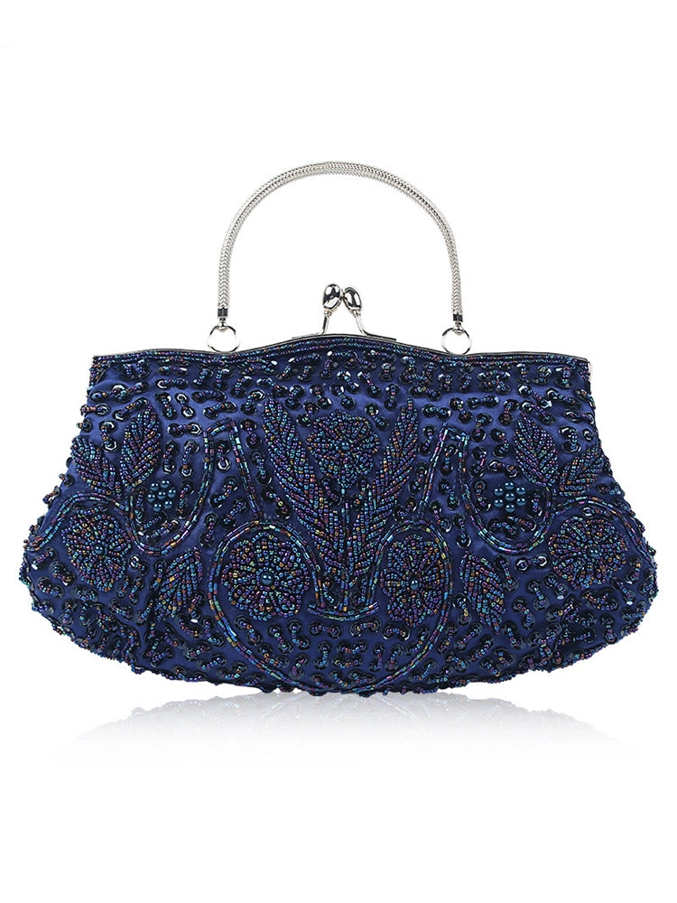 Rhinestone Handbag Costume Accessories Evening Clutch Beaded Bag