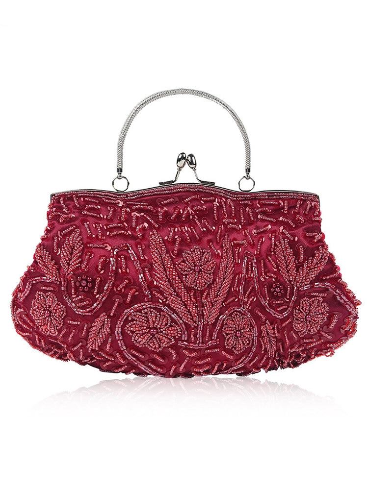 Rhinestone Handbag Costume Accessories Evening Clutch Beaded Bag