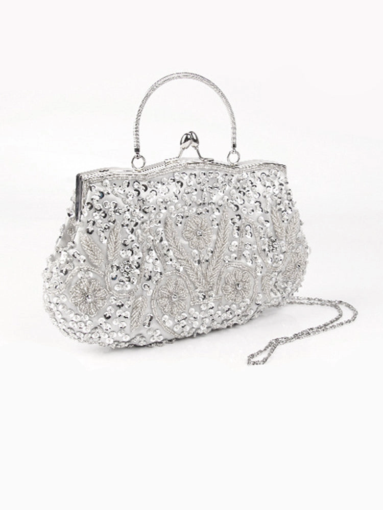 Rhinestone Handbag Costume Accessories Evening Clutch Beaded Bag