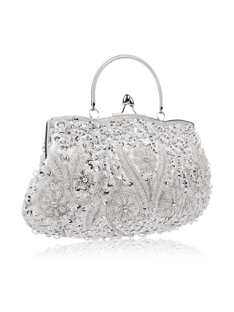 Rhinestone Handbag Costume Accessories Evening Clutch Beaded Bag
