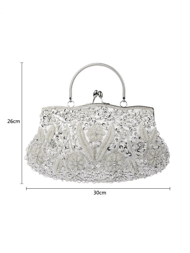 Rhinestone Handbag Costume Accessories Evening Clutch Beaded Bag