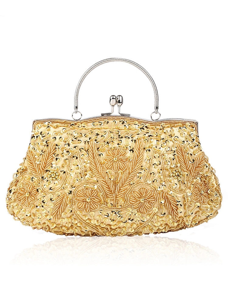 Rhinestone Handbag Costume Accessories Evening Clutch Beaded Bag