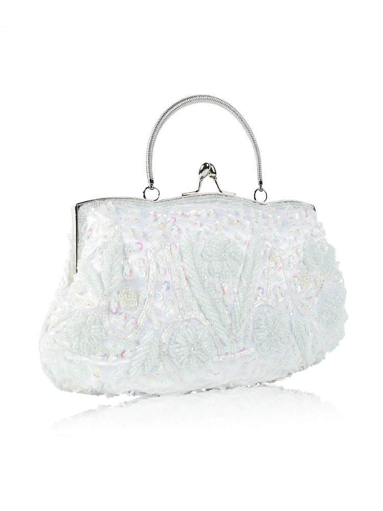 Rhinestone Handbag Costume Accessories Evening Clutch Beaded Bag