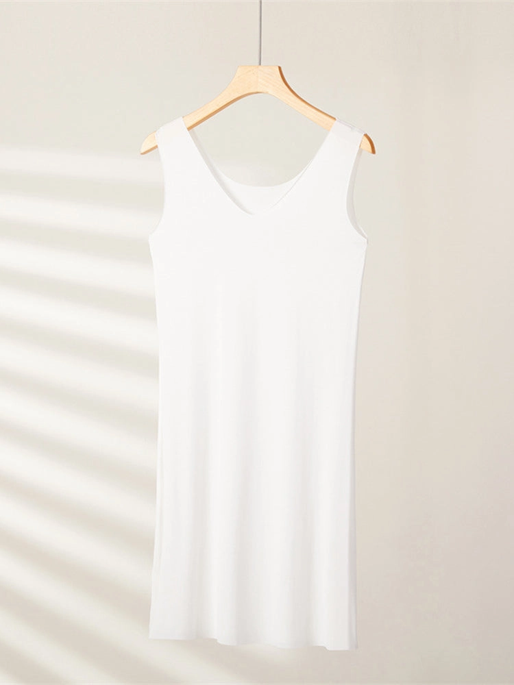 Seamless Short Ice Silk Nightdress