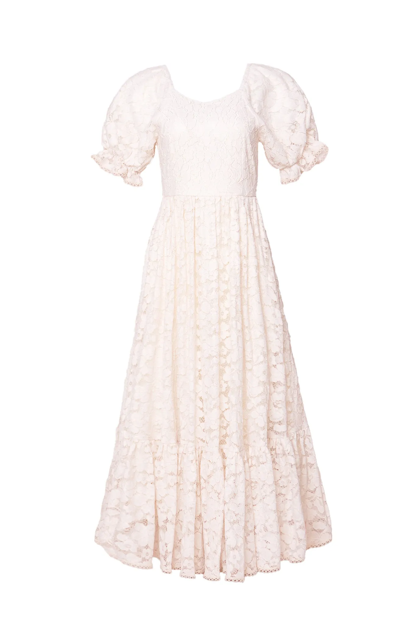 Secret Garden Dress in White Lace - FINAL SALE