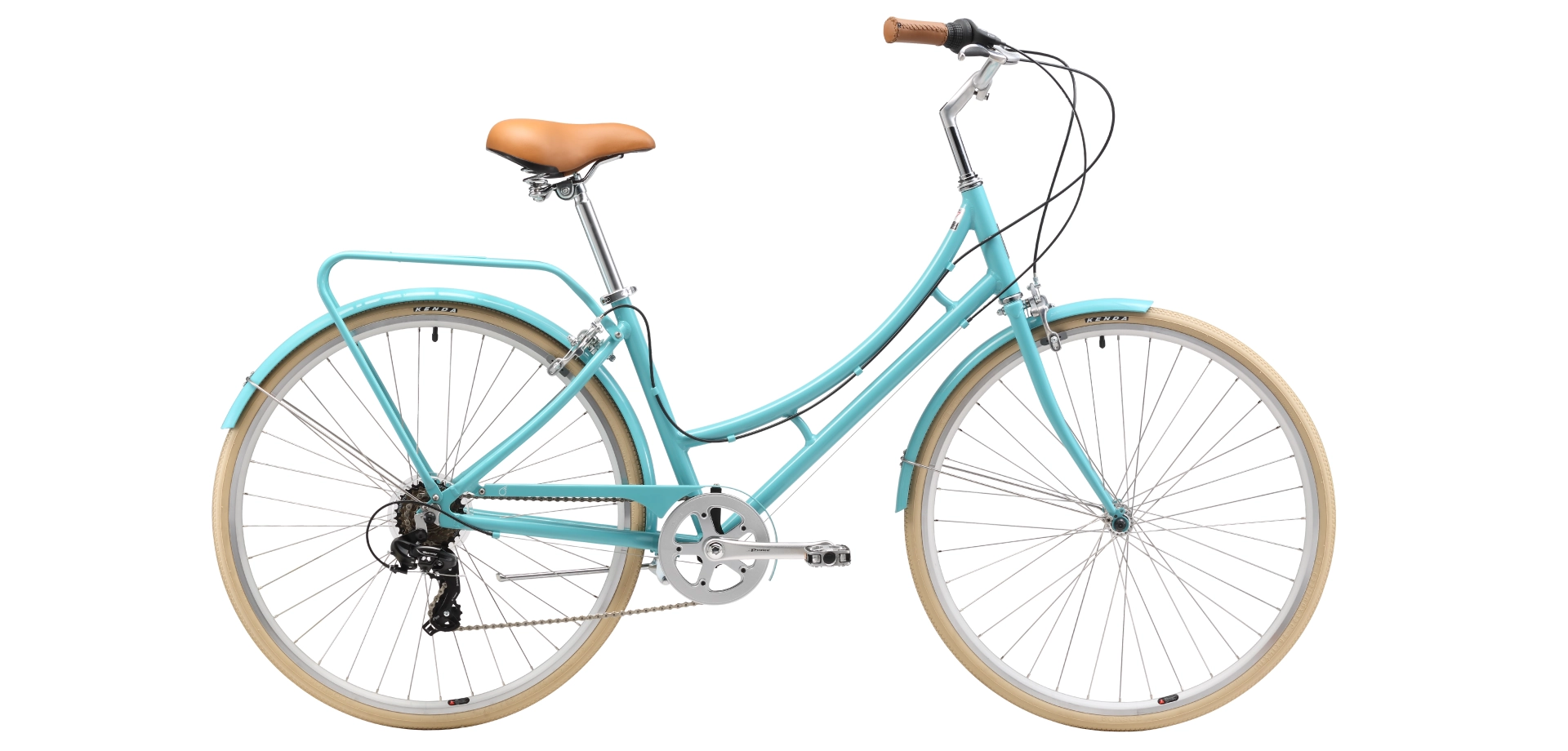 sixthreezero Ride in the Park Women's 7 Speed Touring City Bike with Rear Rack