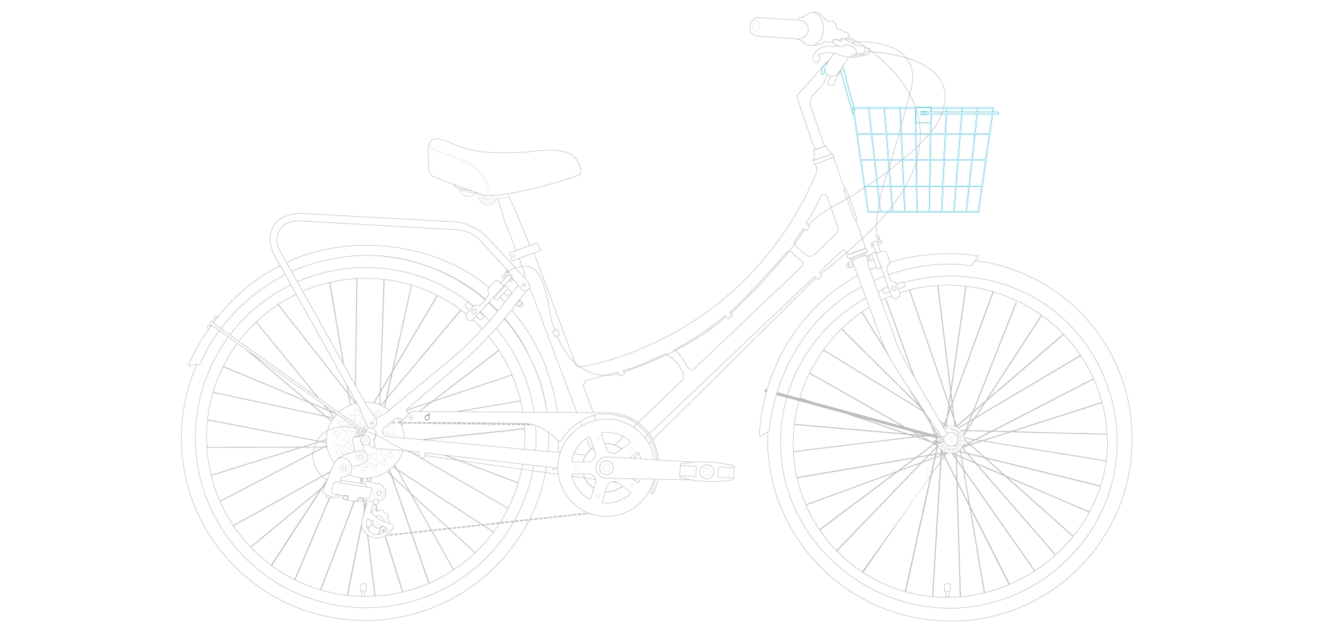 sixthreezero Ride in the Park Women's 7 Speed Touring City Bike with Rear Rack