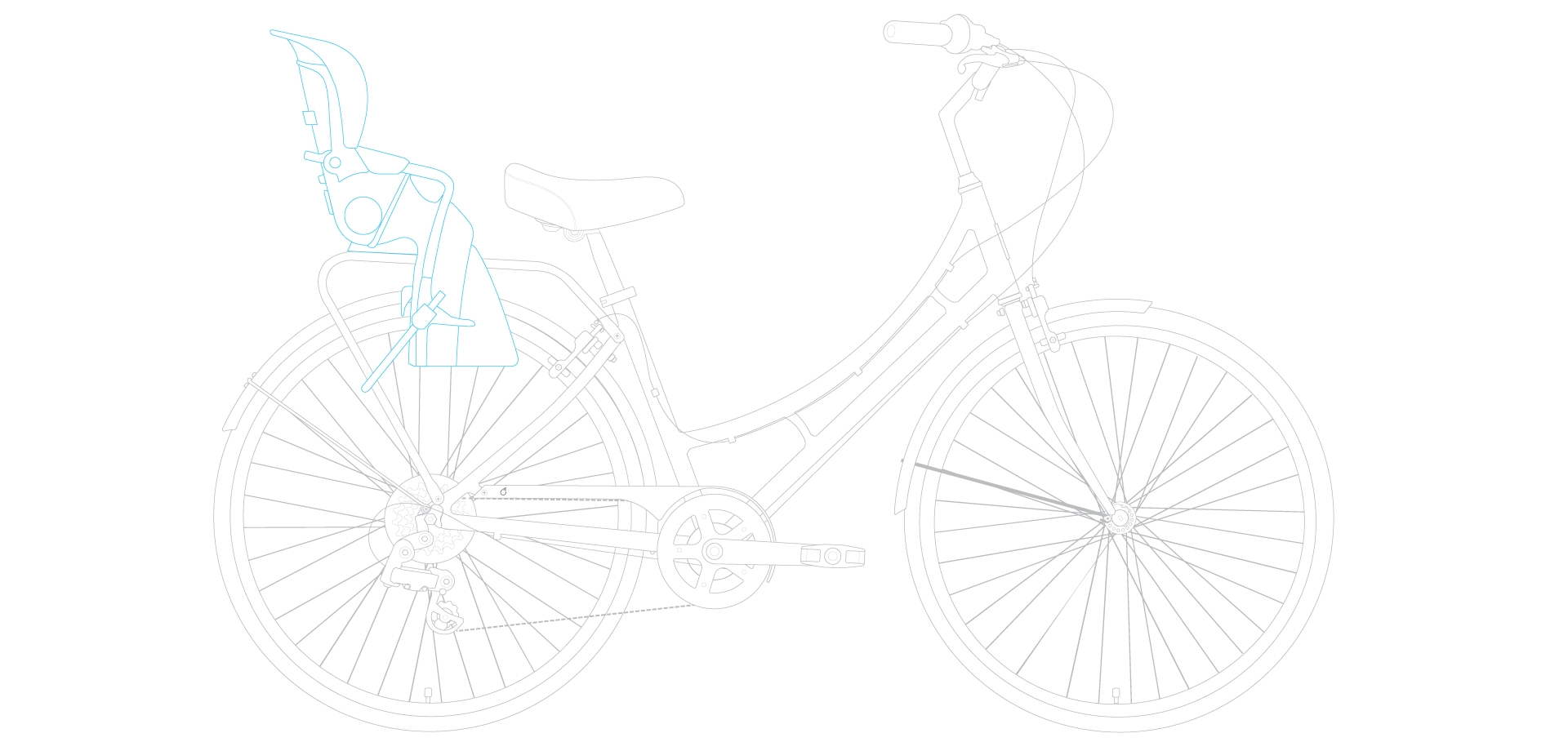 sixthreezero Ride in the Park Women's 7 Speed Touring City Bike with Rear Rack
