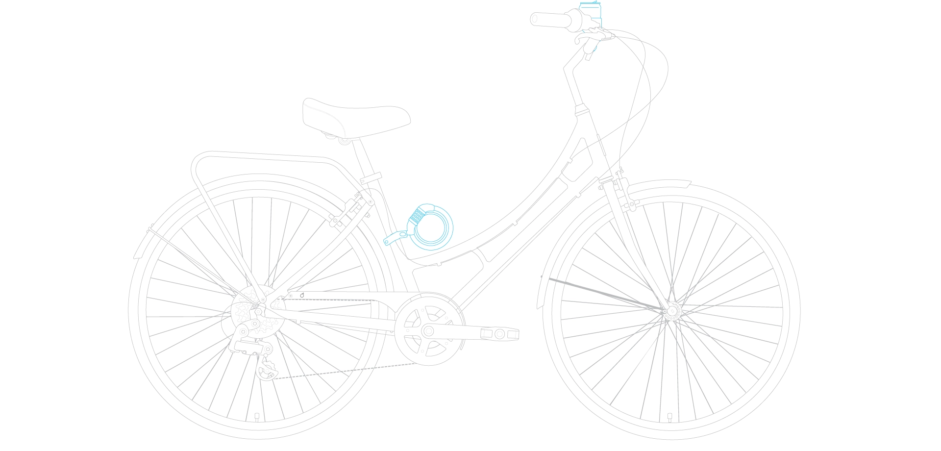 sixthreezero Ride in the Park Women's 7 Speed Touring City Bike with Rear Rack