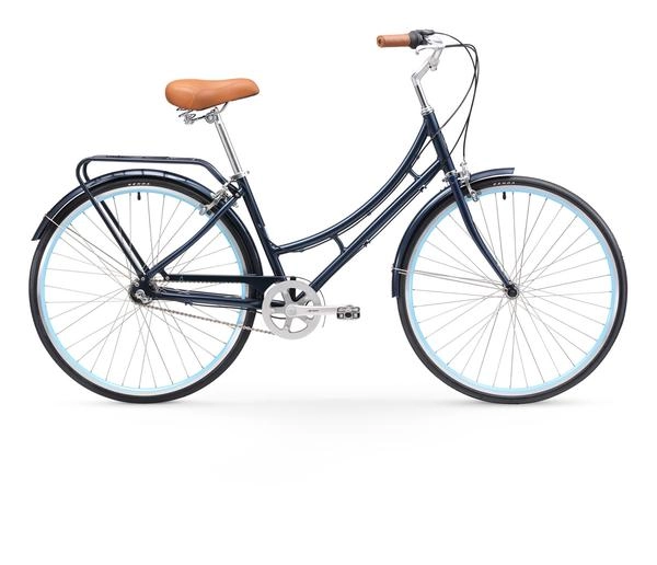 sixthreezero Ride in the Park Women's 7 Speed Touring City Bike with Rear Rack