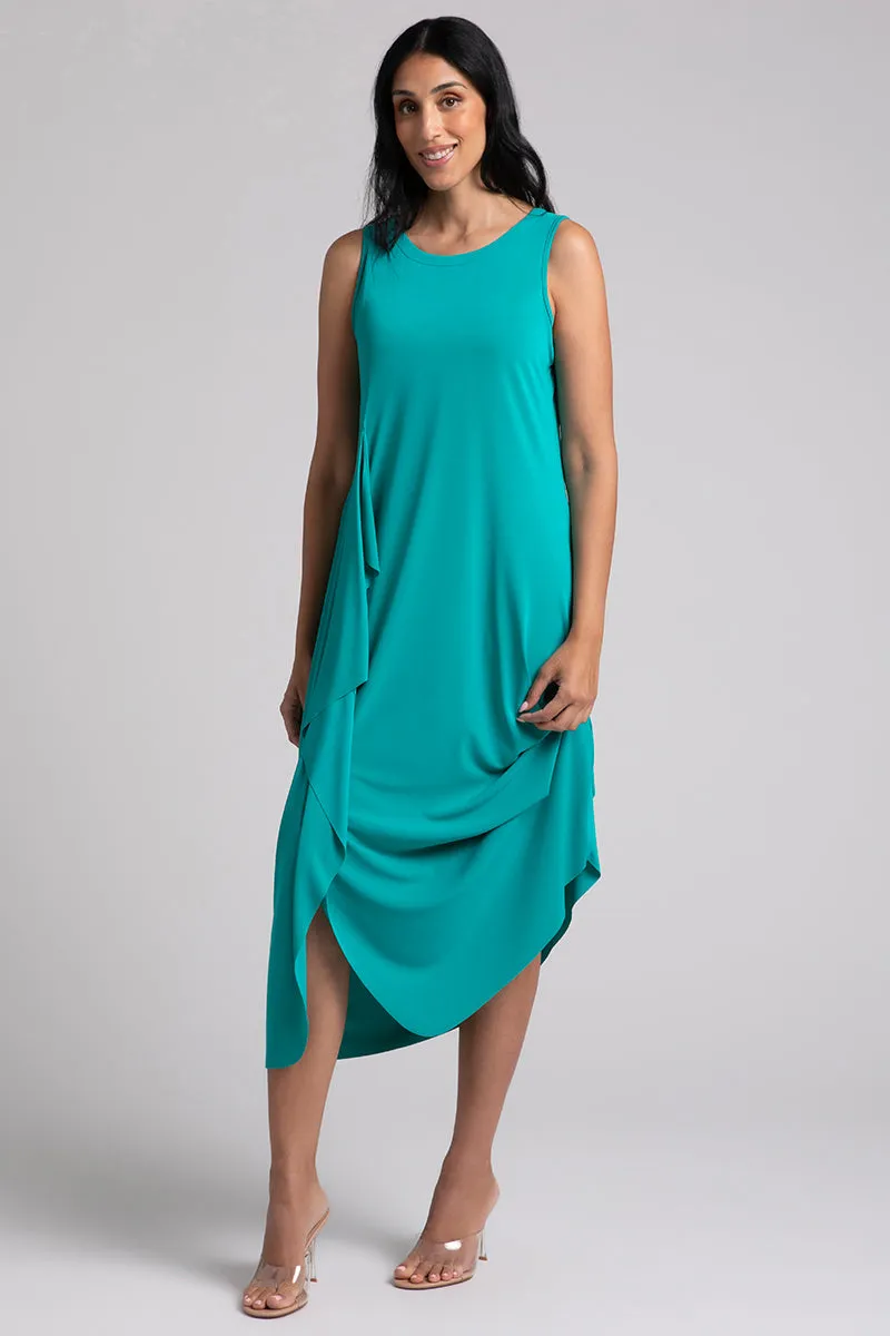 Sleeveless Drama Dress | Gem