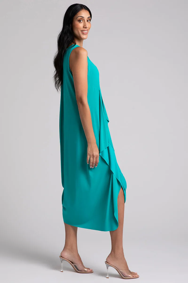 Sleeveless Drama Dress | Gem
