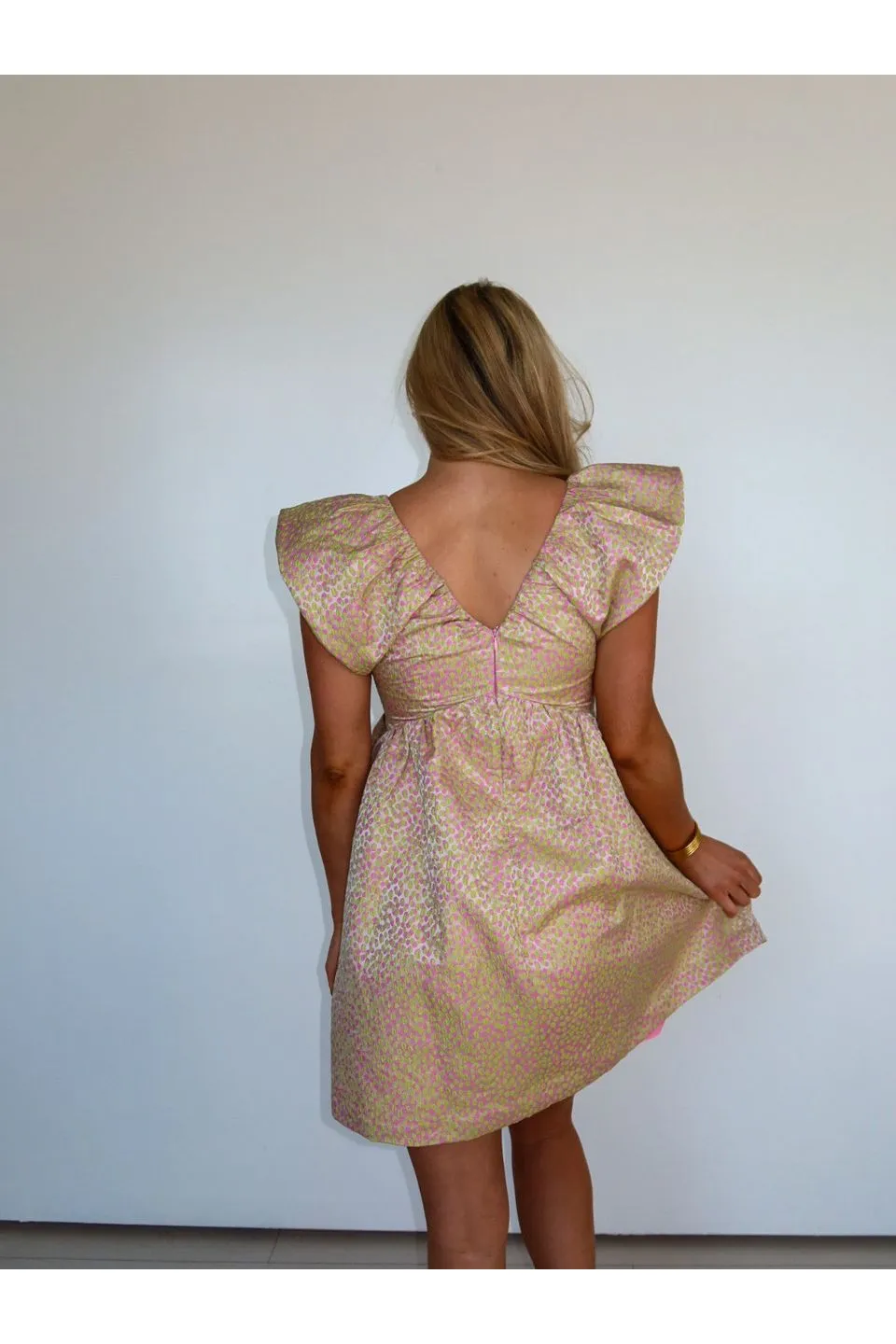 Strawberry Fizz Mini Dress