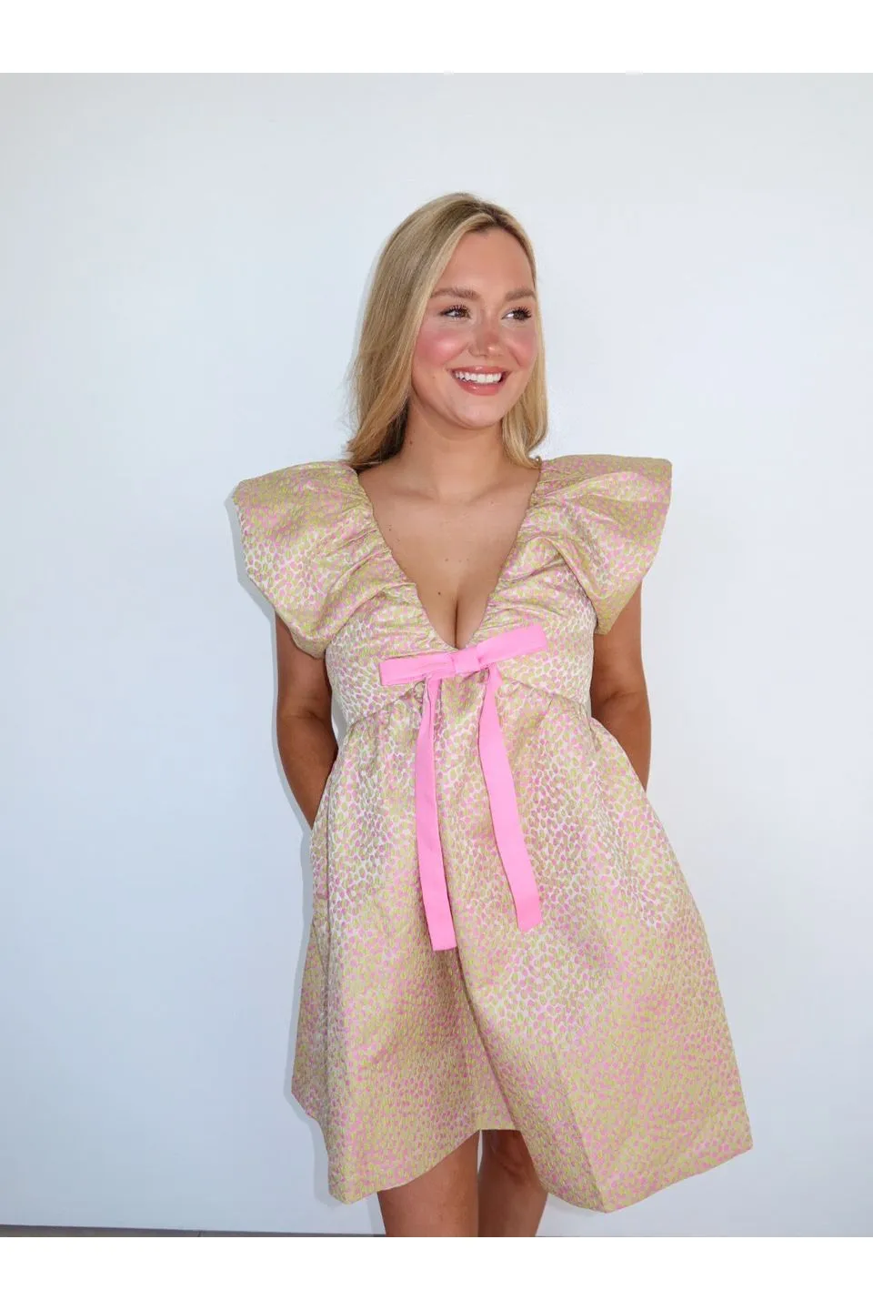 Strawberry Fizz Mini Dress