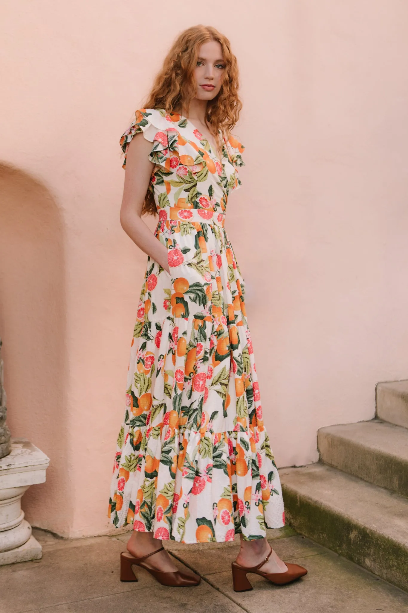 Trixie Dress in Citrus