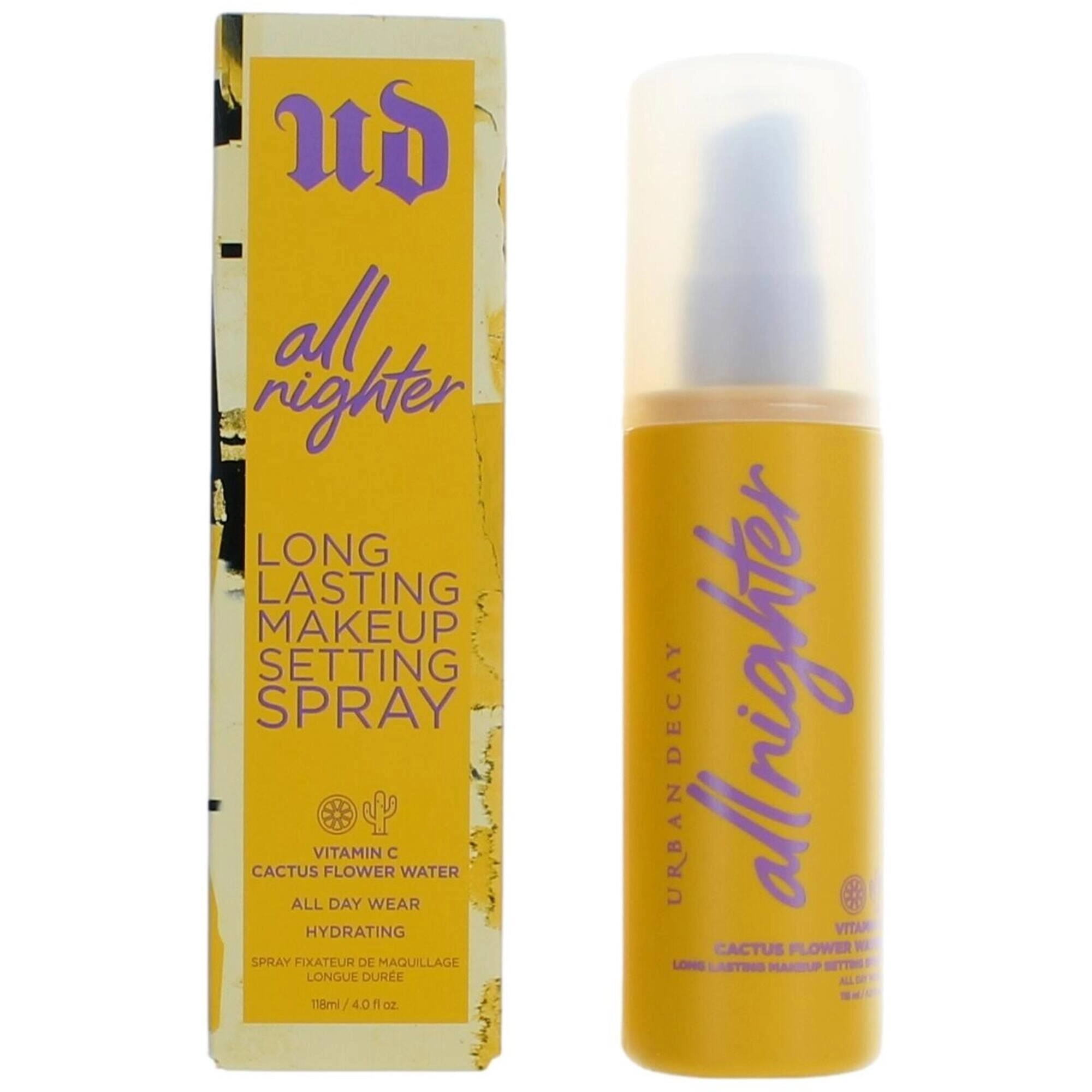 Urban Decay Women's Setting Spray - All Nighter with Vitamin C Long Lasting, 4 oz