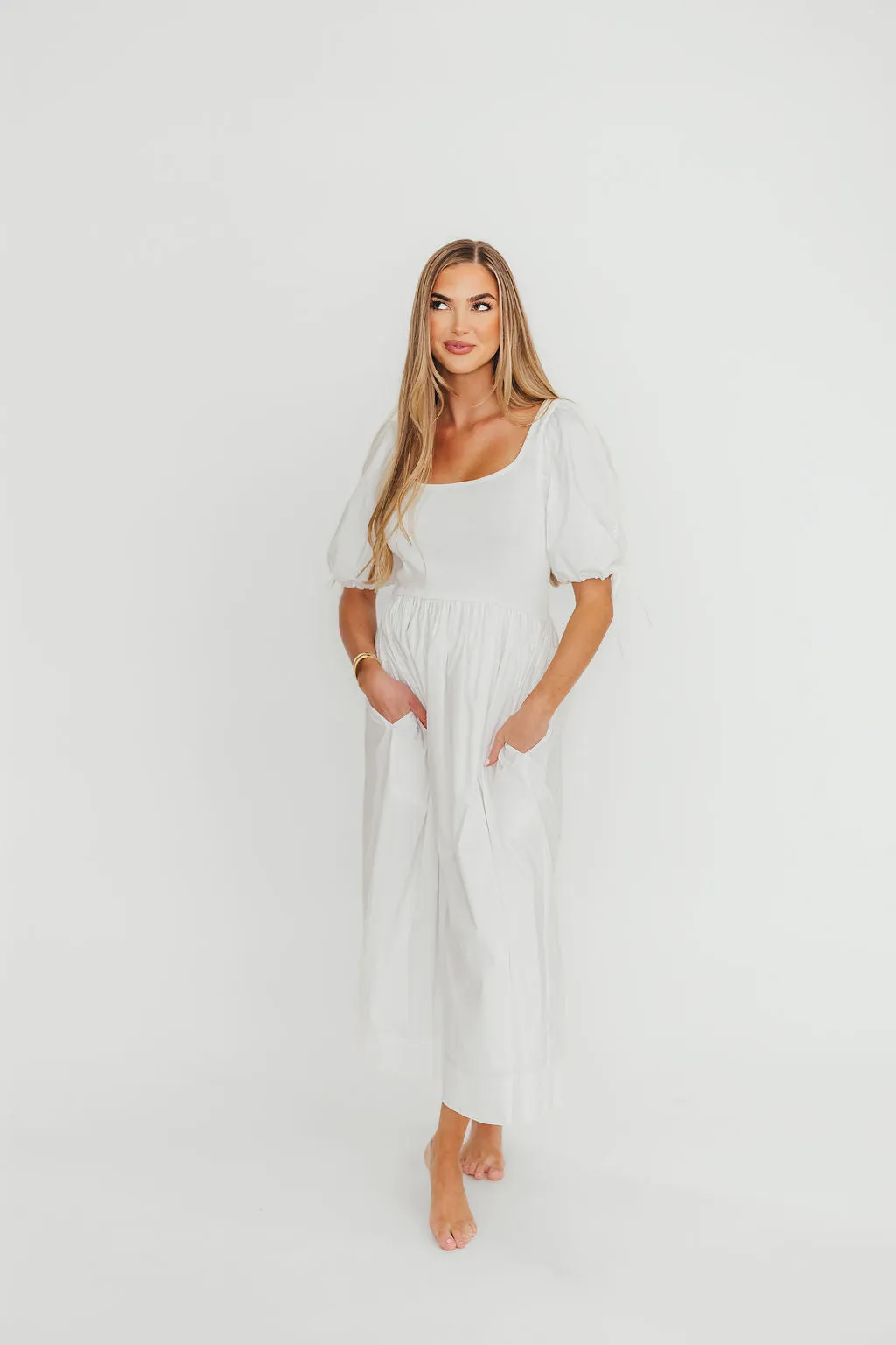 Vega Dress in White